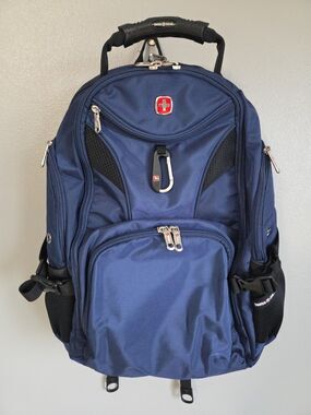 New SwissGear 5977 ScanSmart TSA Laptop Backpack - Blue - Fits 17" Laptops